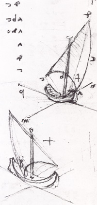 Leonardo da Vinci - Boats